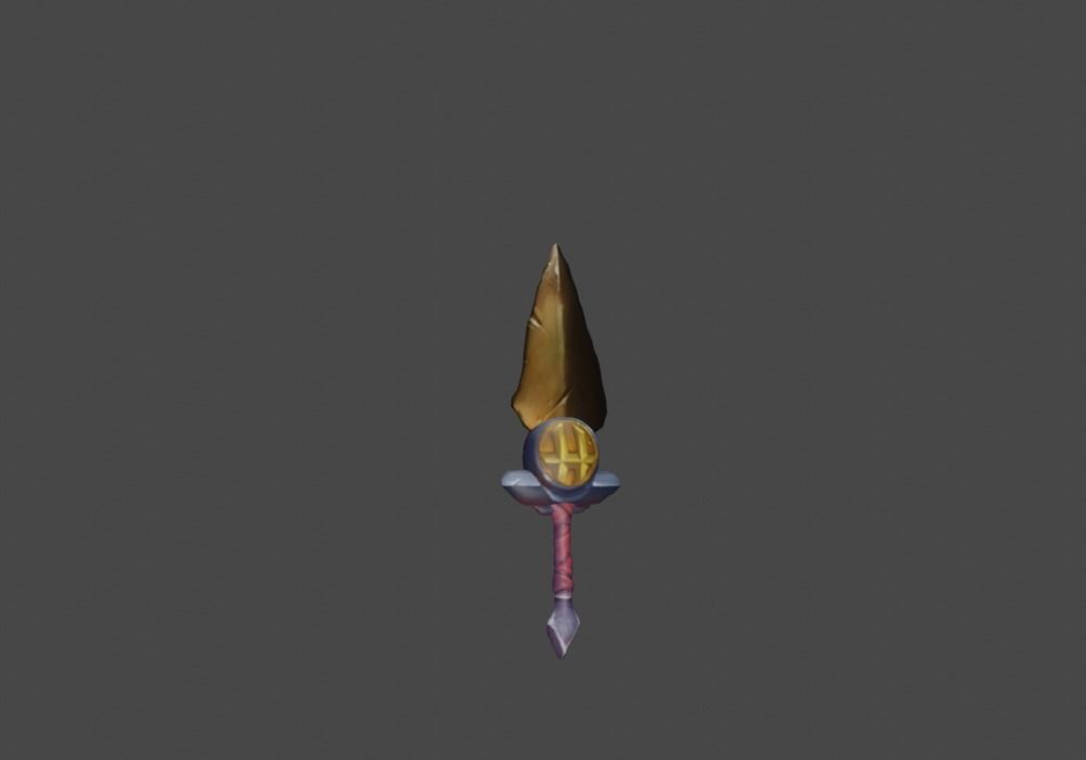 Zeloeman Sword A 45 Low-poly 3D model_6