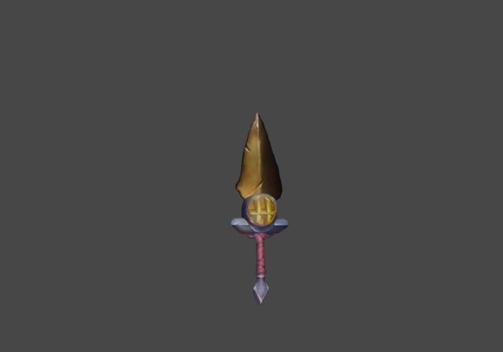 Zeloeman Sword A 45 Low-poly 3D model_5