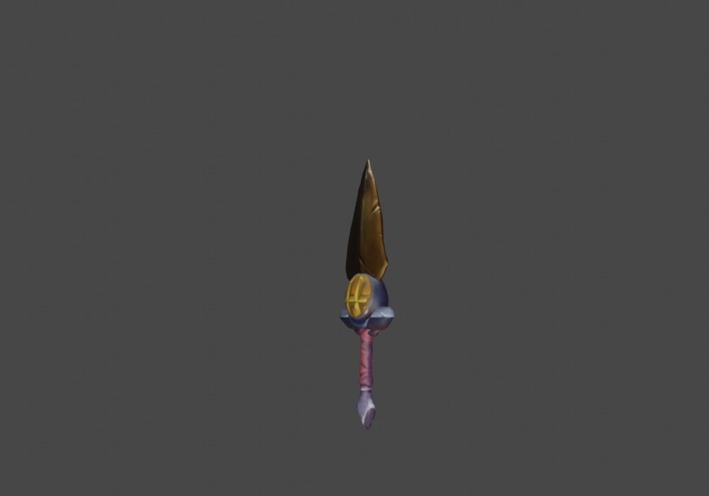 Zeloeman Sword A 45 Low-poly 3D model_16