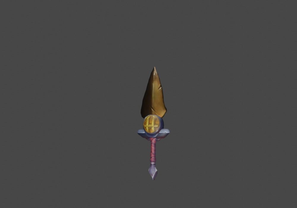 Zeloeman Sword A 45 Low-poly 3D model_19