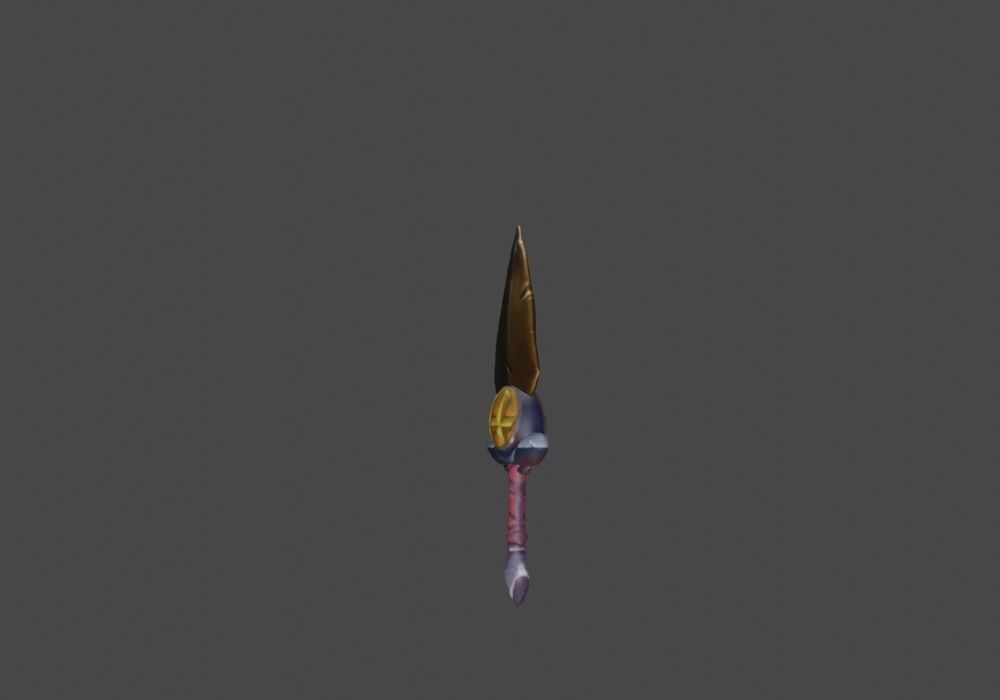 Zeloeman Sword A 45 Low-poly 3D model_15