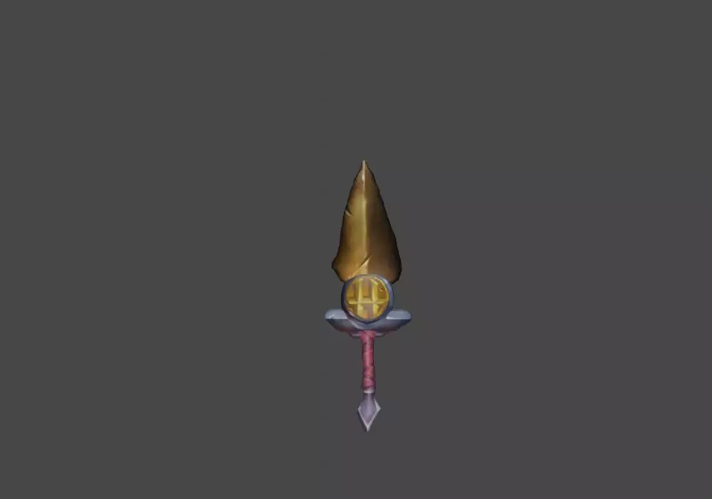 Zeloeman Sword A 45 Low-poly 3D model_0