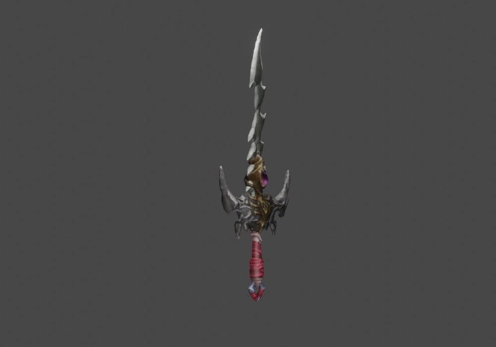 Zeloeman Sword A 42 Low-poly 3D model_9