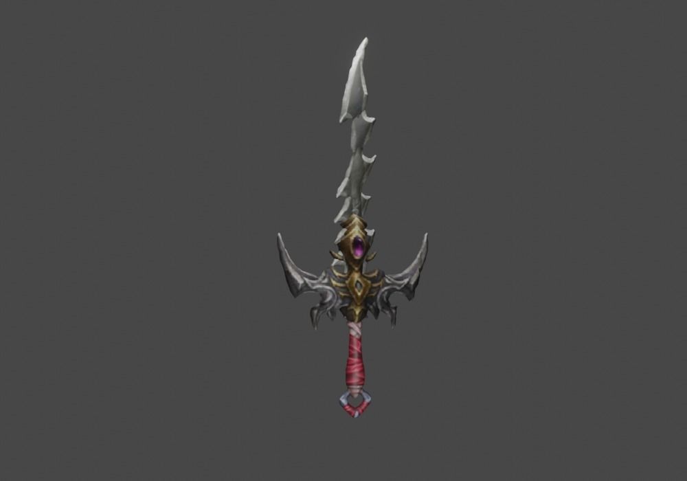 Zeloeman Sword A 42 Low-poly 3D model_5