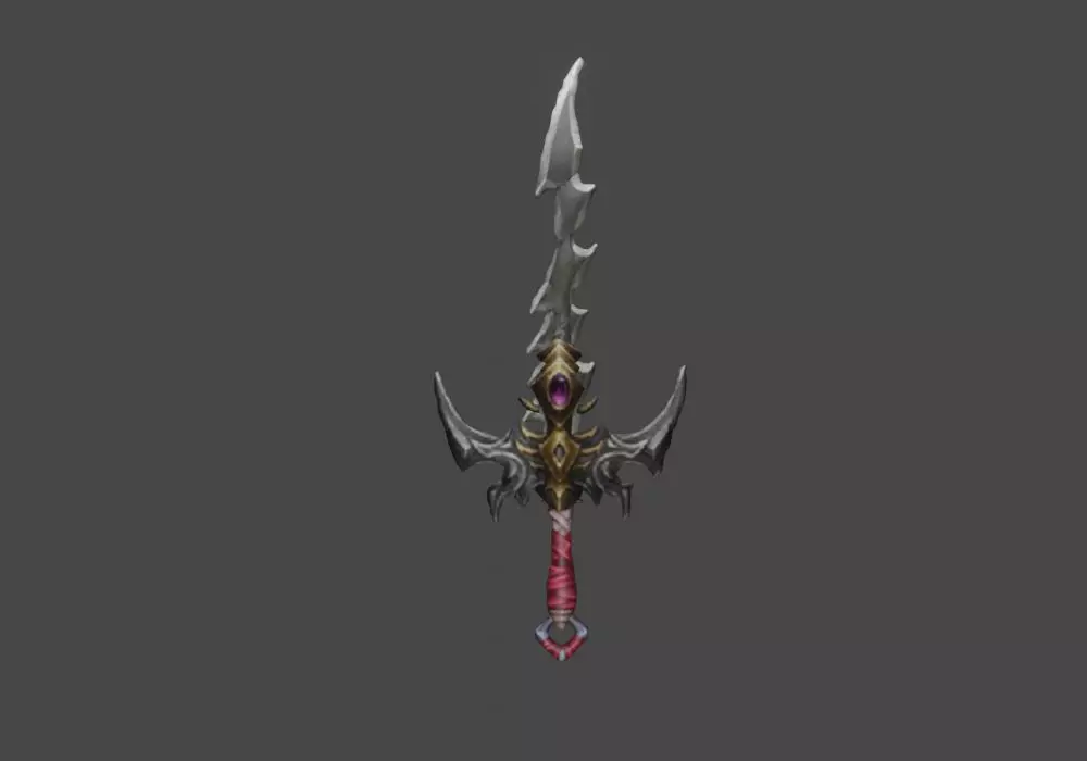 Zeloeman Sword A 42 Low-poly 3D model_0