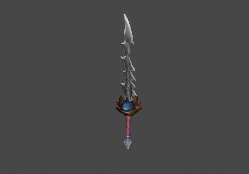 Zeloeman Sword A 40 Low-poly 3D model_21