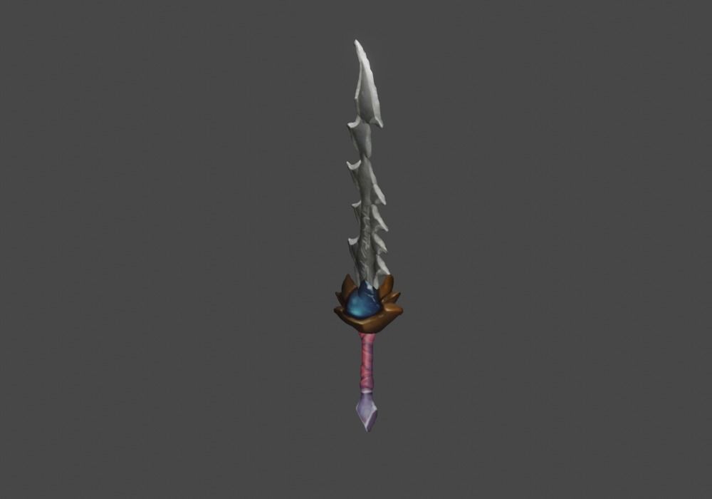 Zeloeman Sword A 40 Low-poly 3D model_19