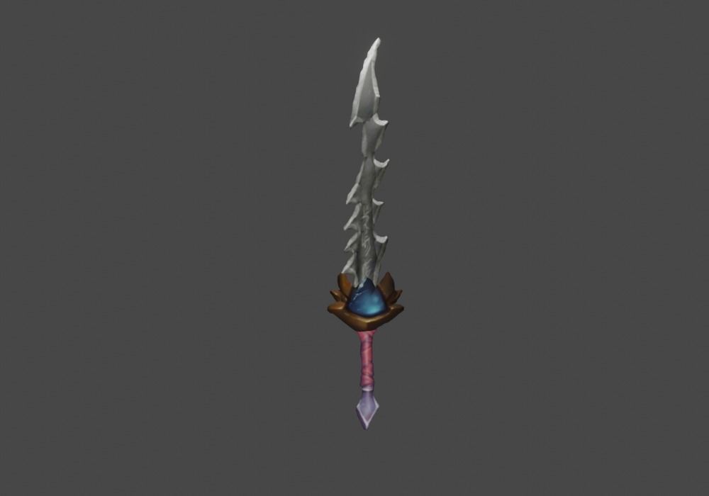 Zeloeman Sword A 40 Low-poly 3D model_3