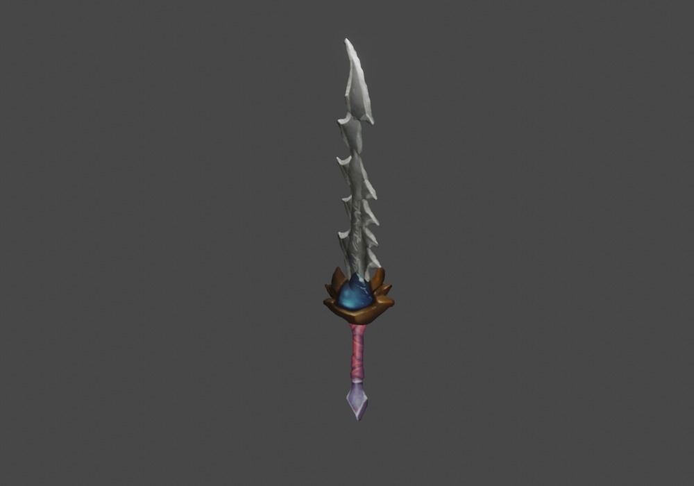 Zeloeman Sword A 40 Low-poly 3D model_20