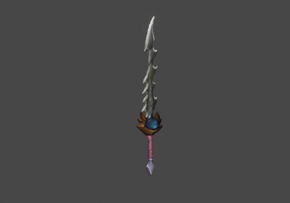 Zeloeman Sword A 40 Low-poly 3D model_7