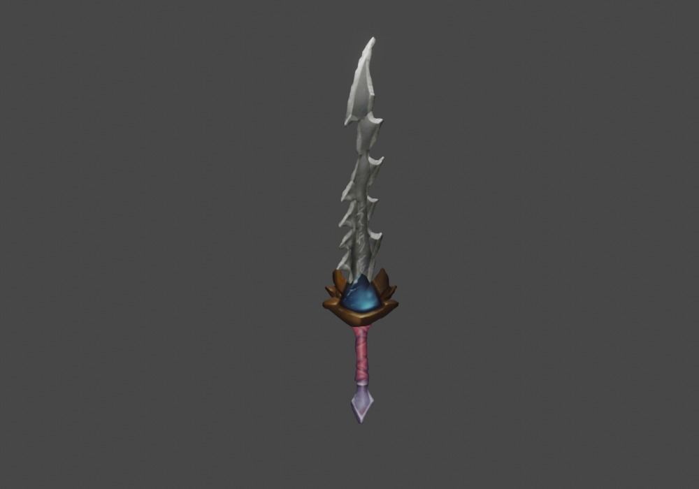 Zeloeman Sword A 40 Low-poly 3D model_2