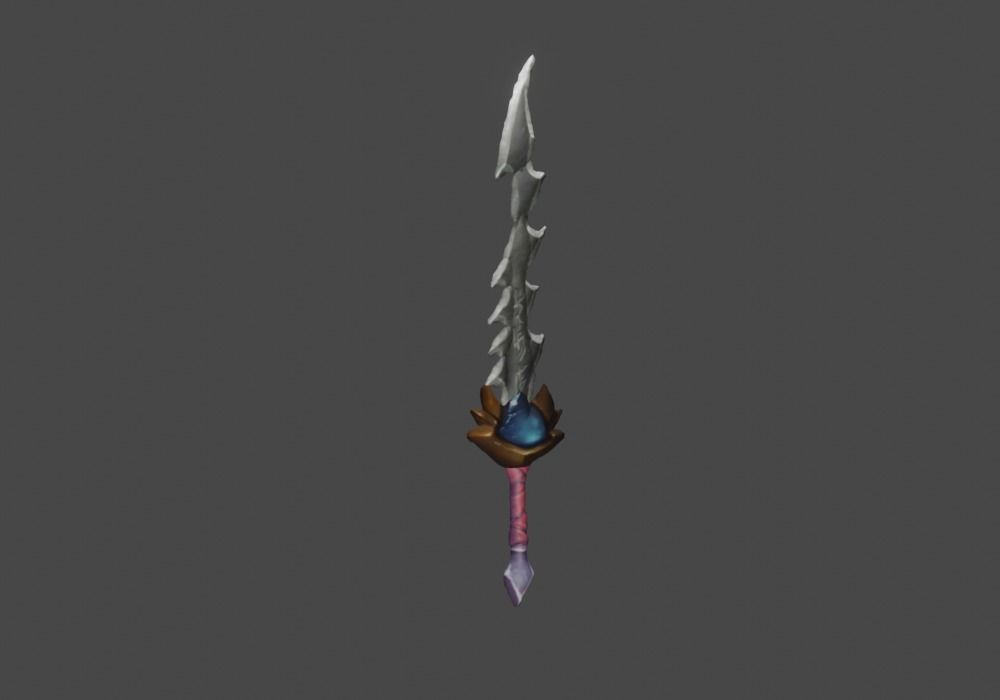 Zeloeman Sword A 40 Low-poly 3D model_6