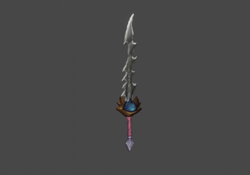 Zeloeman Sword A 40 Low-poly 3D model_5