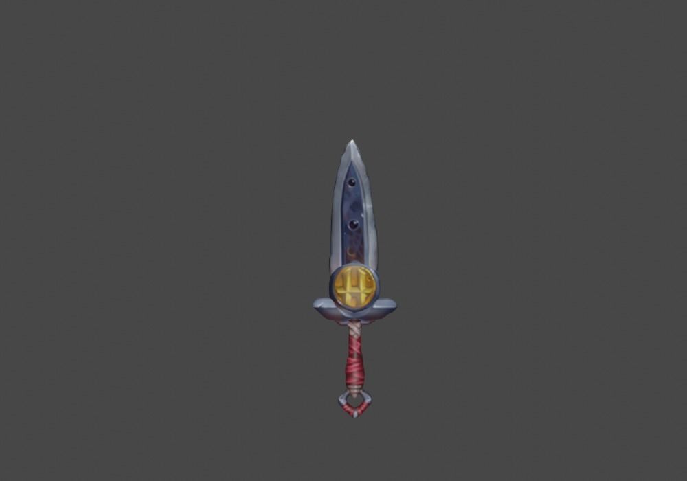 Zeloeman Sword A 37 Low-poly 3D model_2