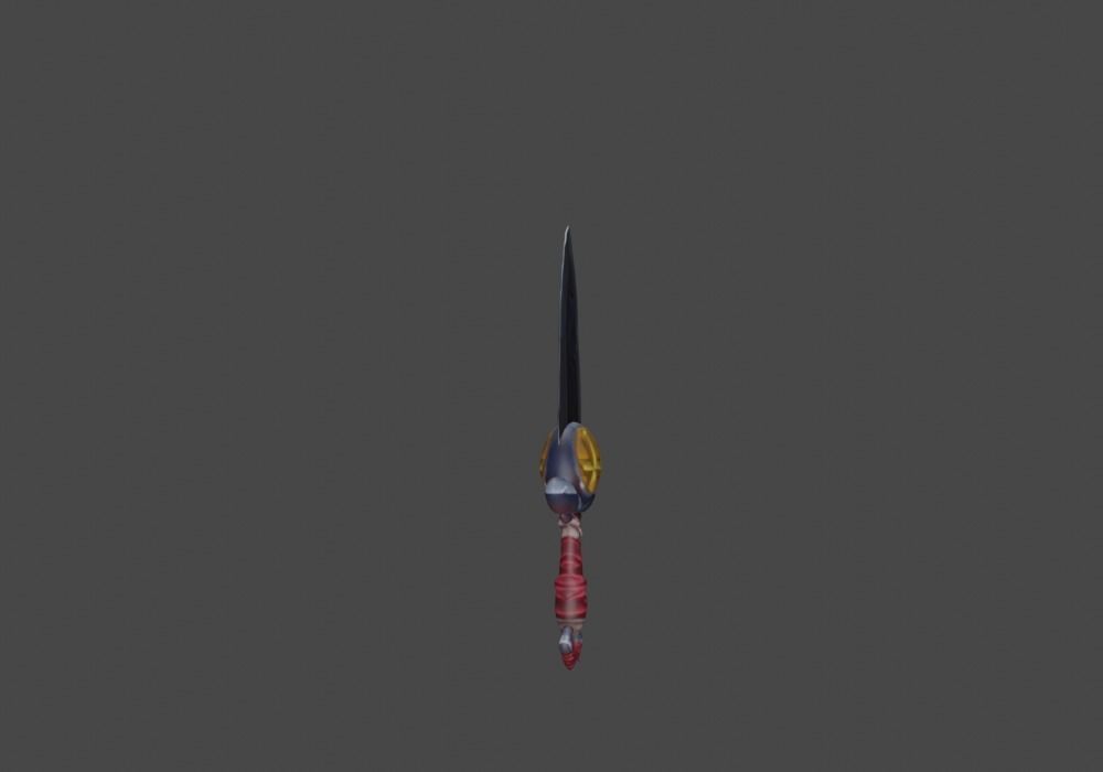 Zeloeman Sword A 37 Low-poly 3D model_11