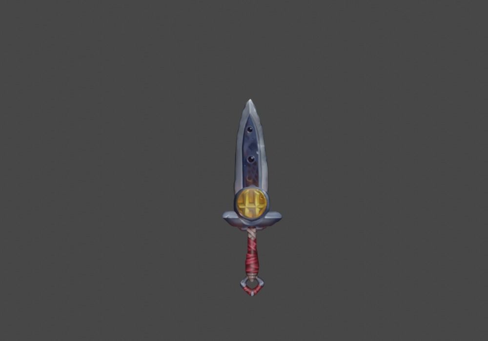 Zeloeman Sword A 37 Low-poly 3D model_1