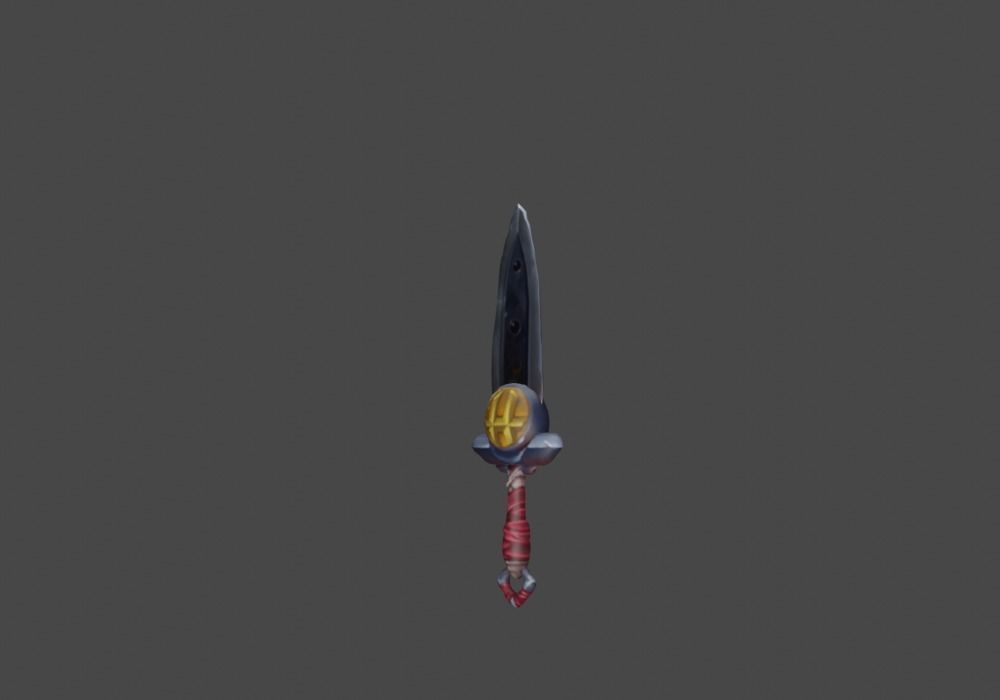 Zeloeman Sword A 37 Low-poly 3D model_17