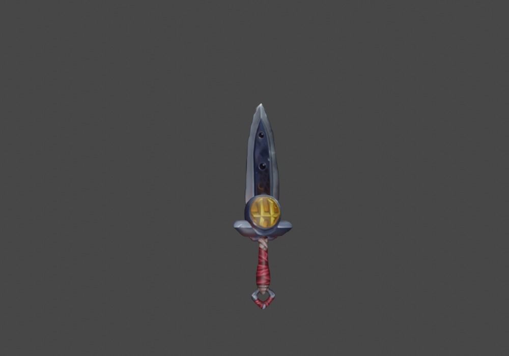 Zeloeman Sword A 37 Low-poly 3D model_5
