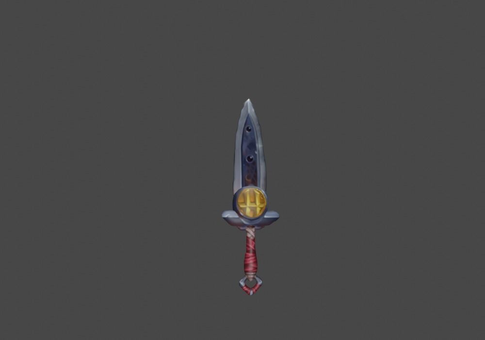 Zeloeman Sword A 37 Low-poly 3D model_4