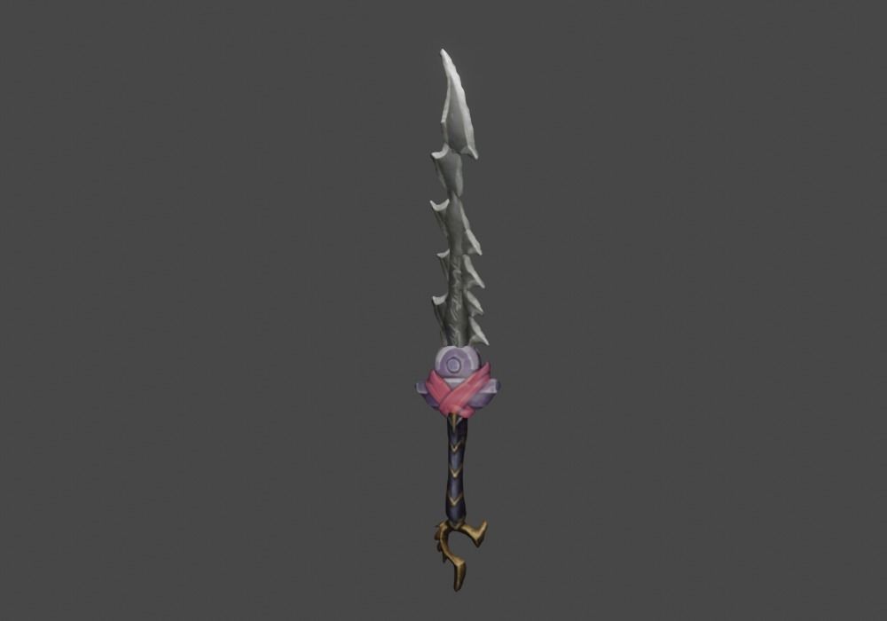 Zeloeman Sword A 36 Low-poly 3D model_20