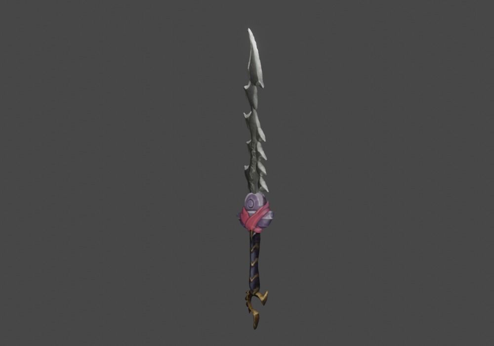 Zeloeman Sword A 36 Low-poly 3D model_17