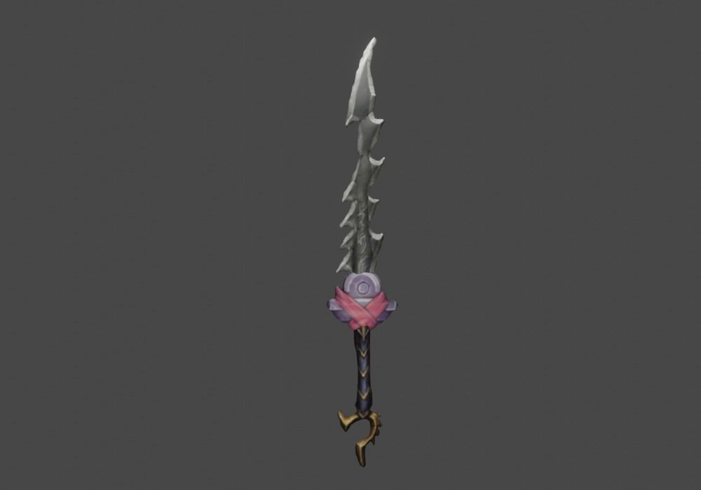 Zeloeman Sword A 36 Low-poly 3D model_3