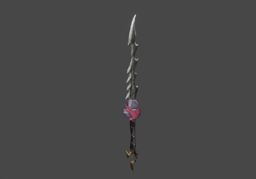 Zeloeman Sword A 36 Low-poly 3D model_8