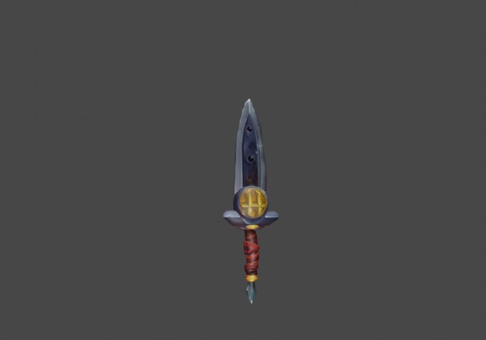 Zeloeman Sword A 32 Low-poly 3D model_5