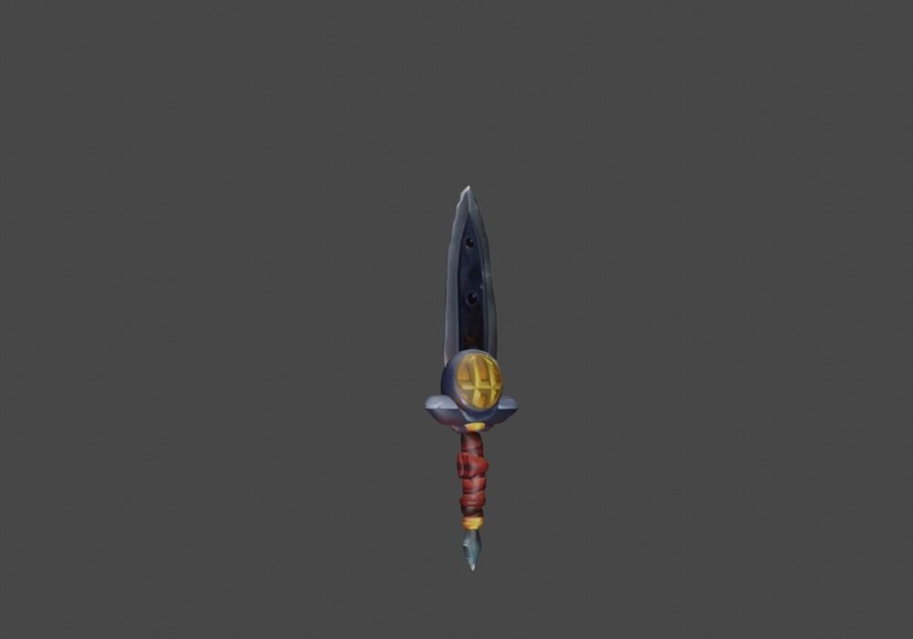 Zeloeman Sword A 32 Low-poly 3D model_7