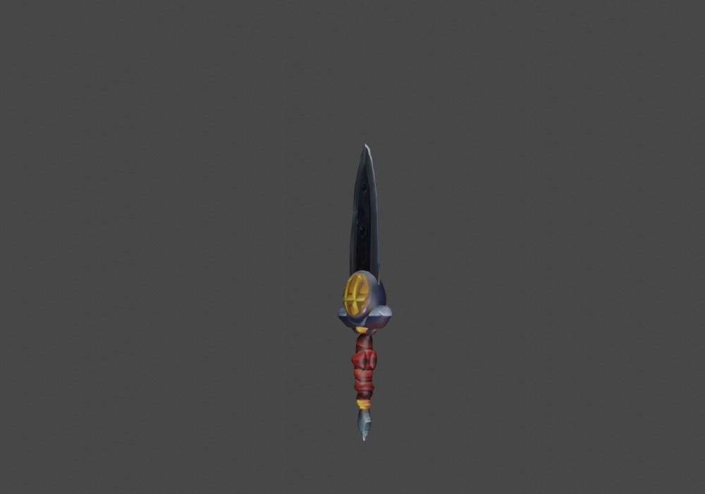 Zeloeman Sword A 32 Low-poly 3D model_16