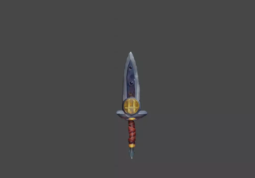 Zeloeman Sword A 32 Low-poly 3D model_0