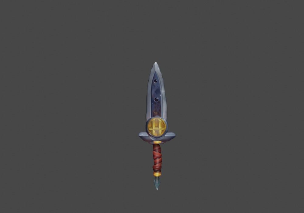Zeloeman Sword A 32 Low-poly 3D model_1