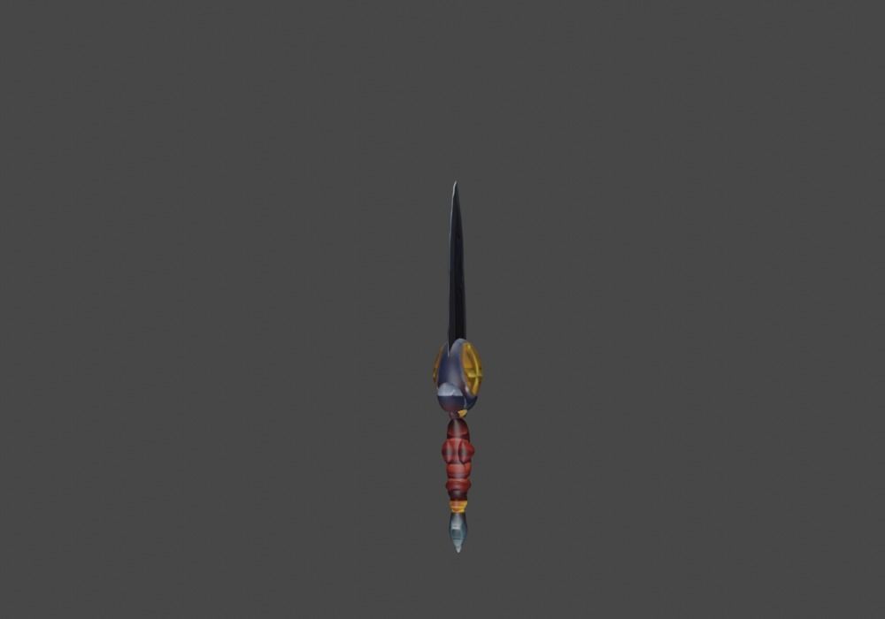 Zeloeman Sword A 32 Low-poly 3D model_11