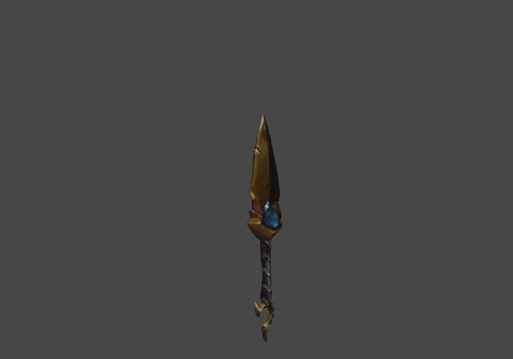Zeloeman Sword A 30 Low-poly 3D model_9