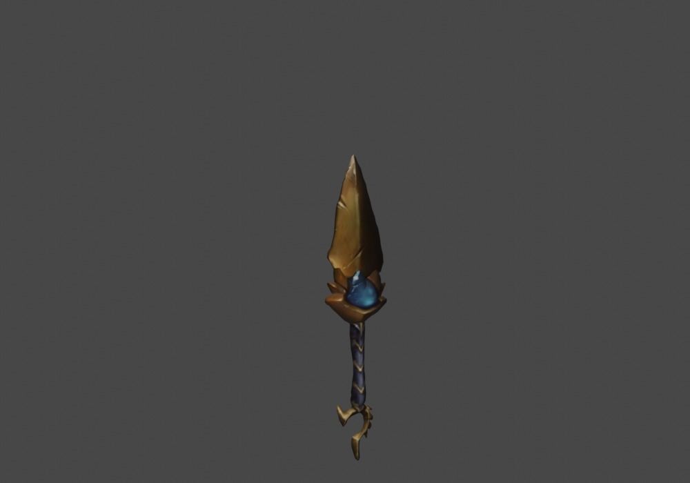 Zeloeman Sword A 30 Low-poly 3D model_7