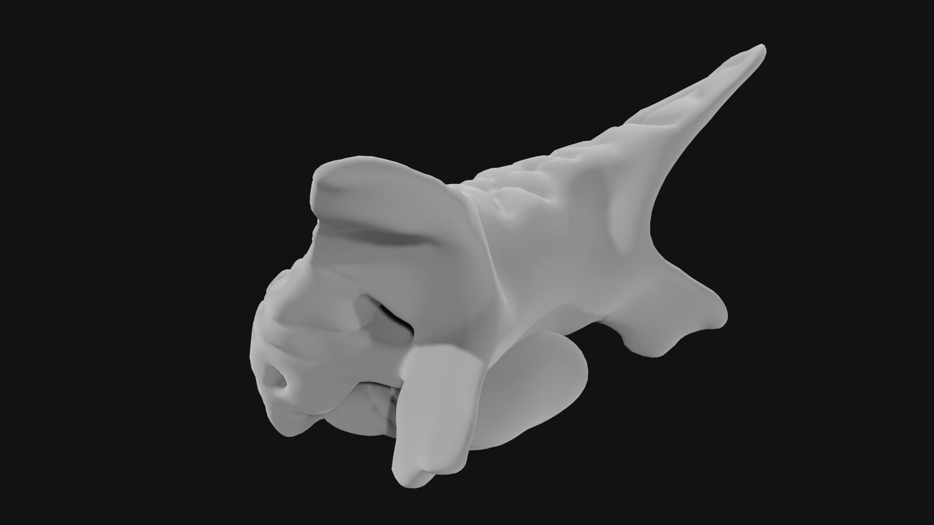 Ankylosaurus skull 3D model_3