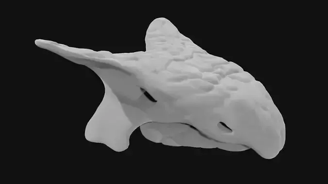 Ankylosaurus skull 3D model