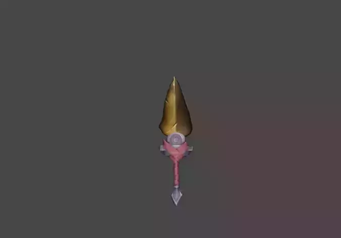 Zeloeman Sword A 26 Low-poly 3D model