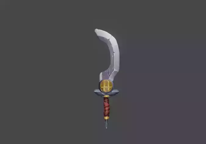 Zeloeman Sword A 22 Low-poly 3D model