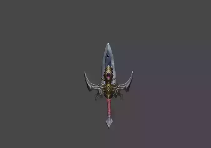 Zeloeman Sword A 21 Low-poly 3D model