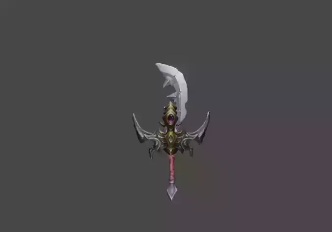 Zeloeman Sword A 20 Low-poly 3D model