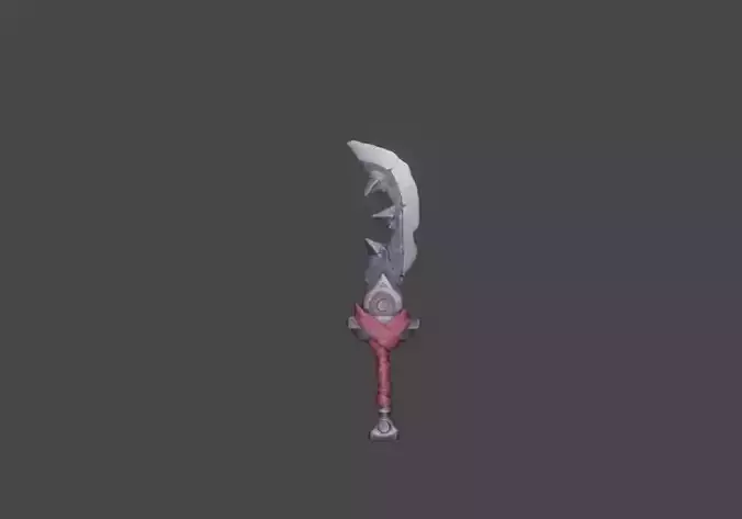 Zeloeman Sword A 2 Low-poly 3D model