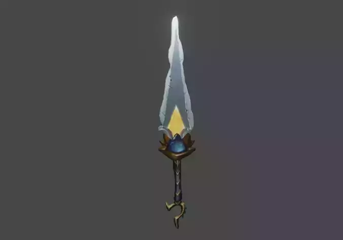 Zeloeman Sword A 16 Low-poly 3D model