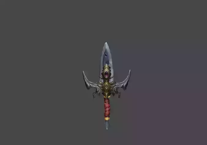 Zeloeman Sword A 15 Low-poly 3D model