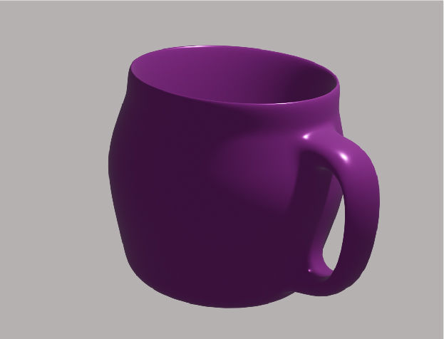  hollow mug model Free 3D model_6
