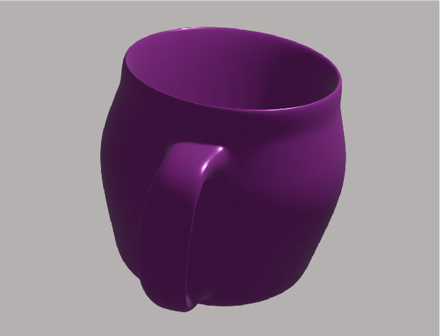  hollow mug model Free 3D model_2