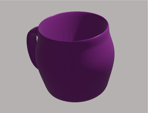  hollow mug model Free 3D model_7