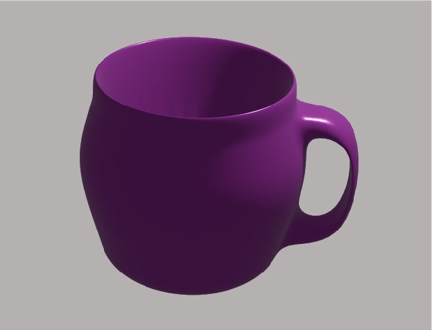  hollow mug model Free 3D model_1