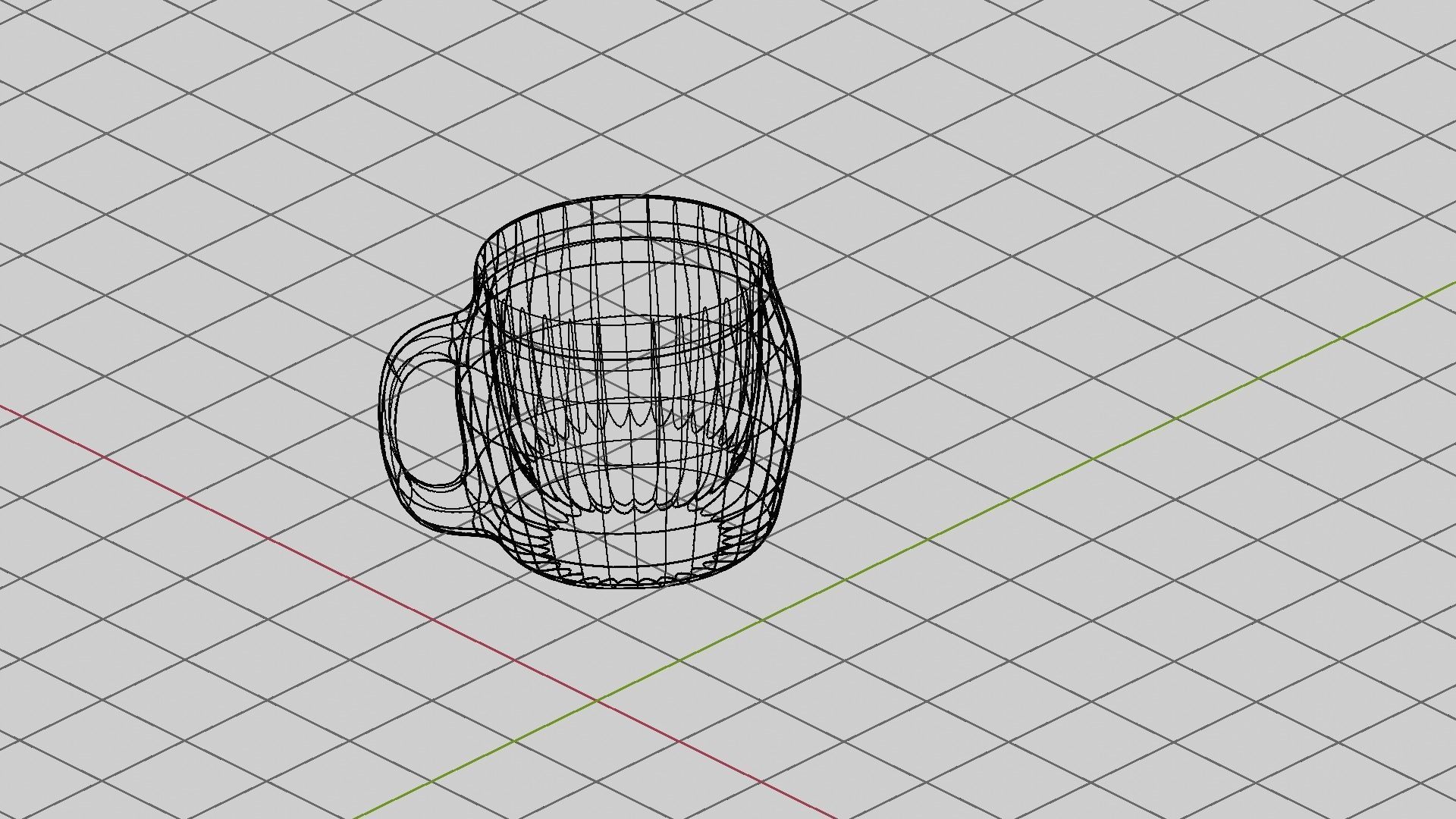  hollow mug model Free 3D model_14