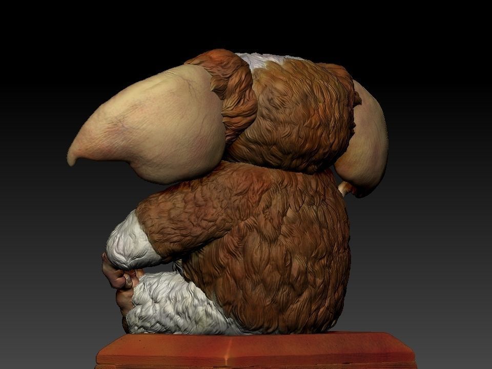 Gizmo teddy bear 3D print model_31